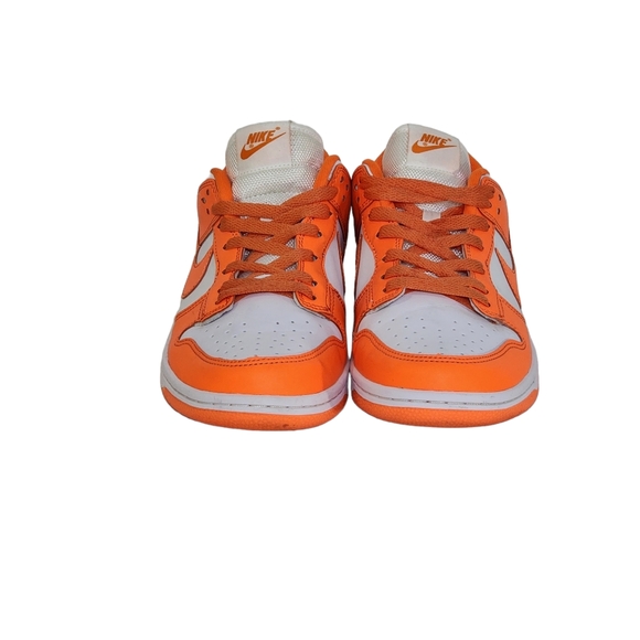 Nike Dunk Low Retro SP Syracuse CU1726 White Orange Blaze Mens Size 8.5 Women 10 - Picture 8 of 11